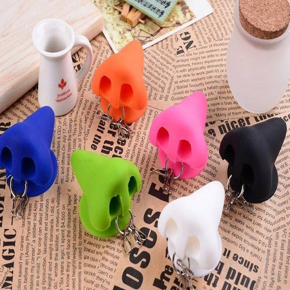 Nose Shape Design Soft Silicone Stand For iPhone Smartphone Device