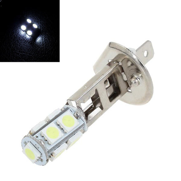 Car H1 5050 SMD 9LED Bulb Head Fog Light Lamp White 2W 12V