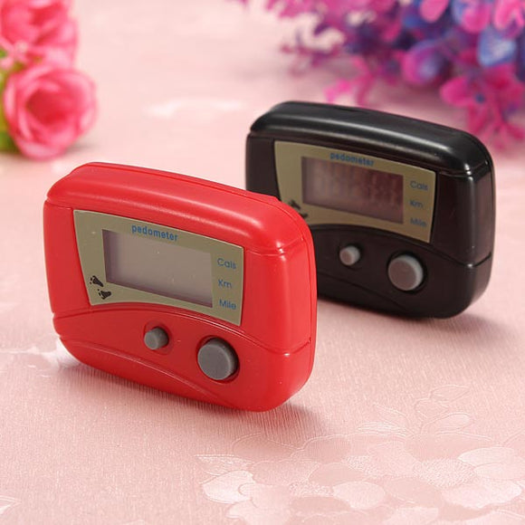 Mini Clip-on Digital LCD Step Run Pedometer Walking Calorie Distance Counter