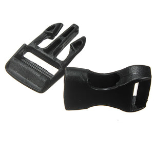 25mm Plastic Side Release Buckles Sliders Fasteners for Webbing Straps