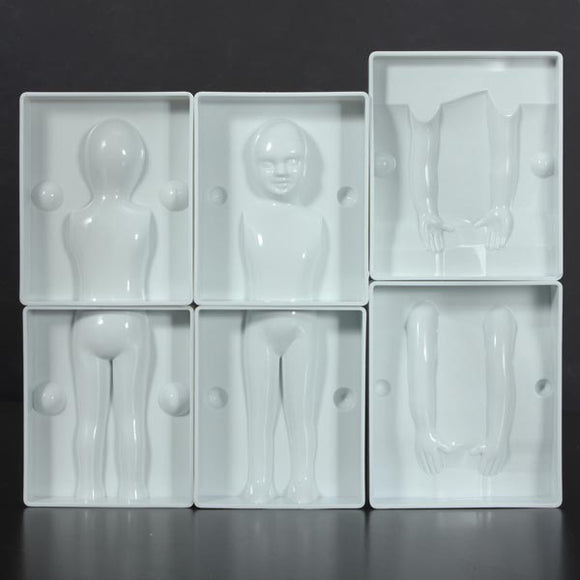 3D Girl Body Shape Fondant Cake Decorating Paste Plunger Cutters Mold