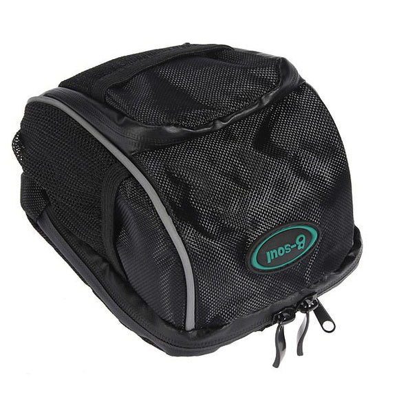 Bike Bicycle Handlebar Bar Bag Front Frame Pannier Tube Rack Basket