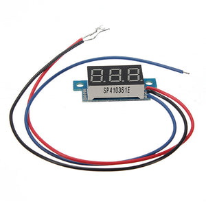 0.36 Inch Digital Voltmeter 200V Voltage Meter LED Panel Meter 3 Wire