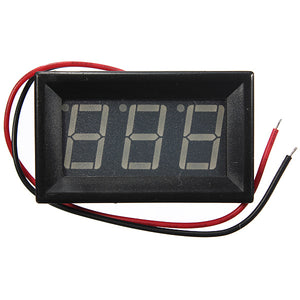 0.56 Inch 3-30V 5-120V LED Voltage Meter 3 Digital Display Volt Meterr