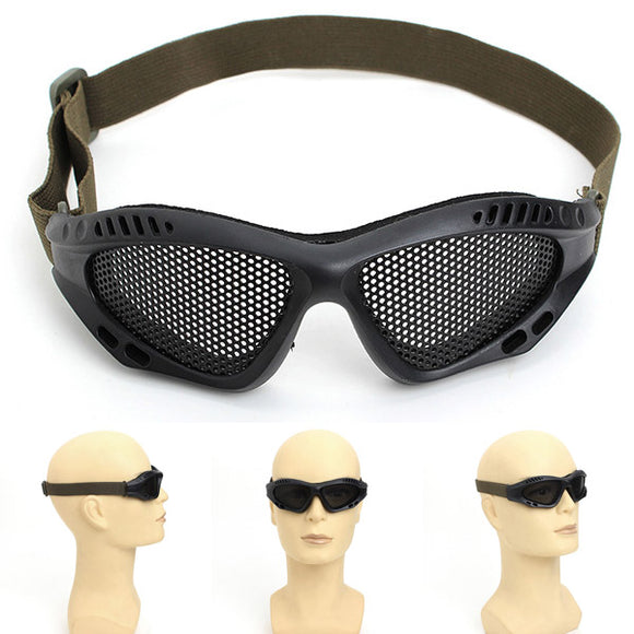 Steel Mesh Outdoor Goggle Personal Protective Equipment