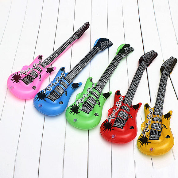 Baby Kids Air Inflatable Guitar Show Prop Toys Music Dream