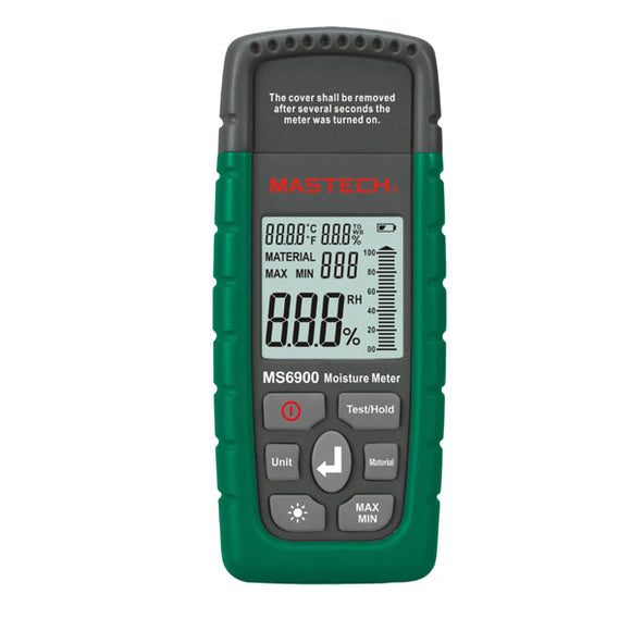 Mastech MS6900 Wood Timber Moisture Humidity Temperature Detector