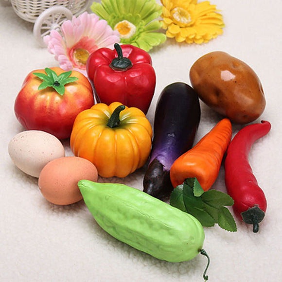 Plastic Artificial Vegetables Modern Home Decorations