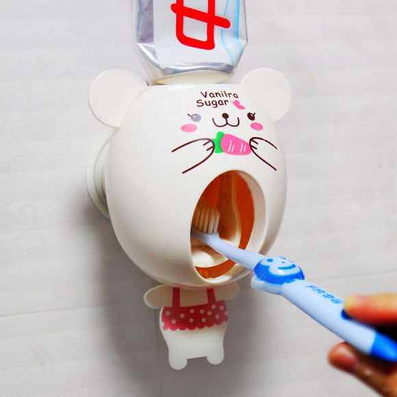 Cartoon Automatic Toothpaste Dispenser Easy Squeezer