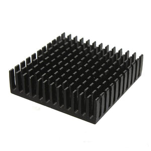 6pcs 40 x 40 x 11mm Aluminum Heat Sink Heatsink Cooling For Chip IC LED Transistor