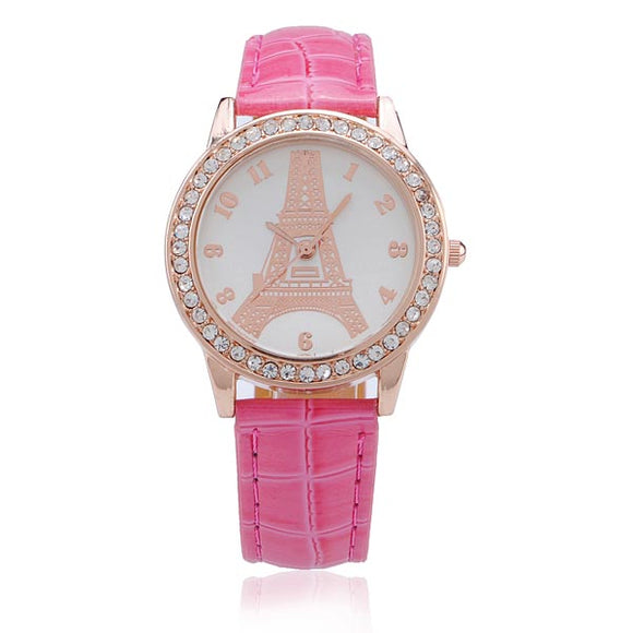 Gogoey Women Rhinestone Quartz Luxury Fashion Watch