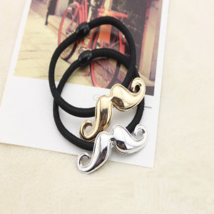 Metal Texture Mustache Hair Band Fashion Hair Rope Hair Accessories