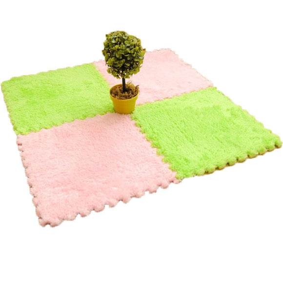 Foam Fur Puzzle Mats Child Floor Carpet Rug Soft EVA Ground Winter Warm Decorative Baby Crawling Mat