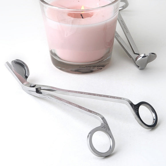 Stainless Steel Candle Wick Oil Lamps Trim Trimmer Scissors
