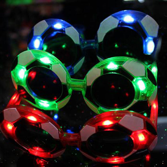 World Cup Football Flashing Glasses Novelty Party Props Supplies