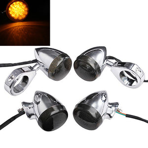 Smoke 41mm Front Rear Motorcycle LED Indicator Turn Light