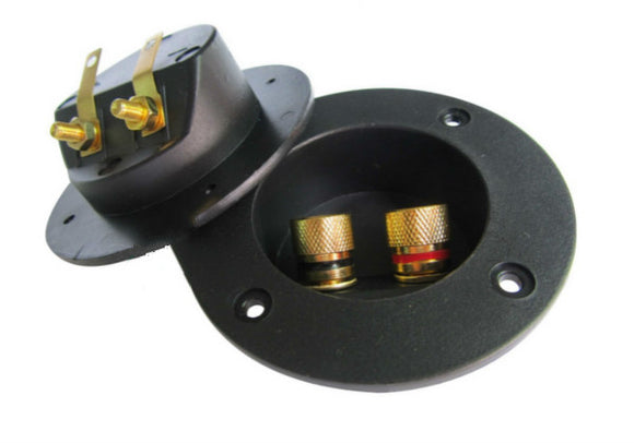 Speaker Box Terminal Round Spring Cup Connector Subwoofer Plug