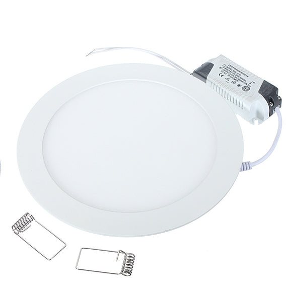 15W Round Ceiling Ultra Thin Panel LED Lamp Down Light Light 85-265V