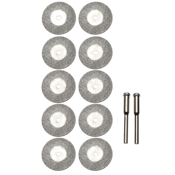 10pcs 25mm Diamond Grinding Wheel Slice Dremel Accessories for Rotary Tools