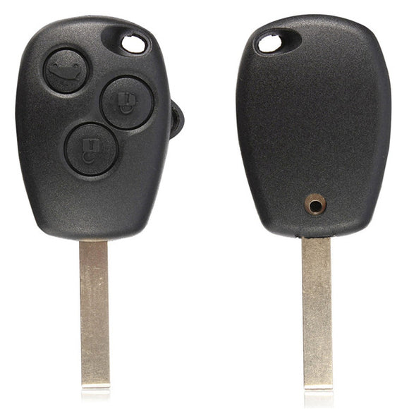 Remote Key 3 Button Fob Blank Blade For Renault Modus Kangoo Master
