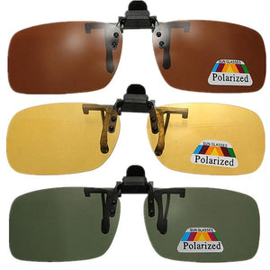 Clip-on Sun Glassess Polarized Night Vision Glasses Lens