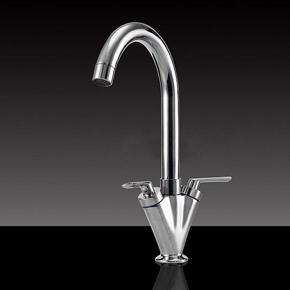 Chrome Plated Brass Faucet Basin Faucet Mixer Bathroom Tap