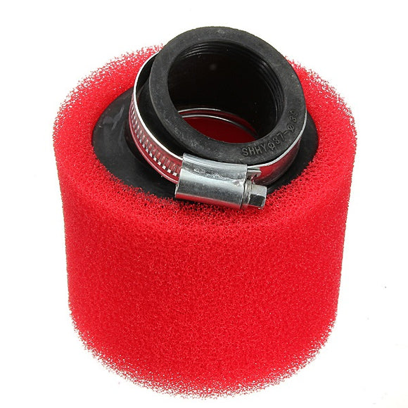 Motorcycle Double Foam Air Filter Red Color Performance