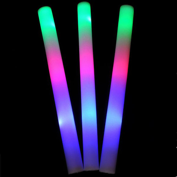 1pc LED Colorful Cheering Glow Flashing Foam Stick for Concert Party Decoration Toys