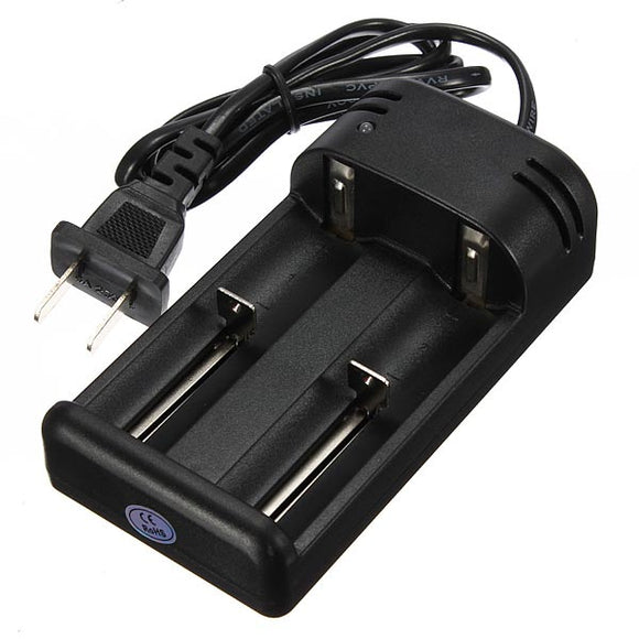 26650 18650 14500 Smart Double Battery Charger +Plug Adapter