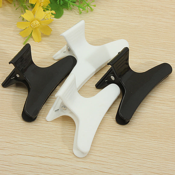 4PCS Black White Butterfly Hair Clamps Claw Hairdressing Accessories