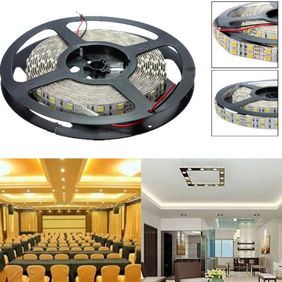 5M Double Row 600 SMD 5050 Non-Waterproof 12V LED Strip Light