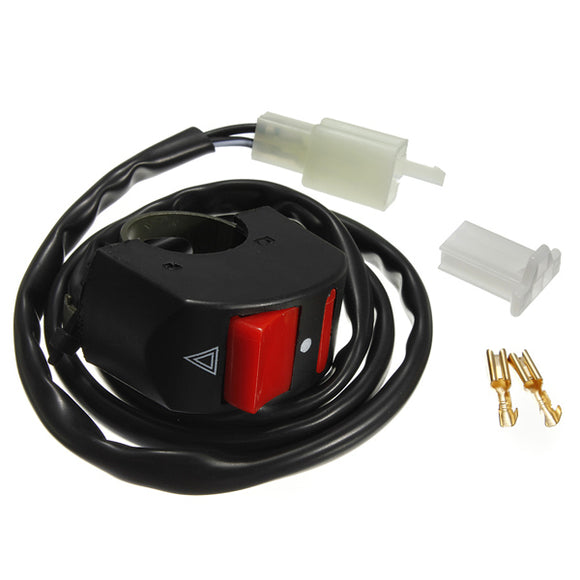 7/8 Motorcycle Handlebar Accident Hazard Light Switch ON OFF Button