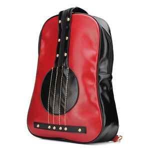 Fashion Violin Backpack Girls Preppy Style Double Shoulder Bag