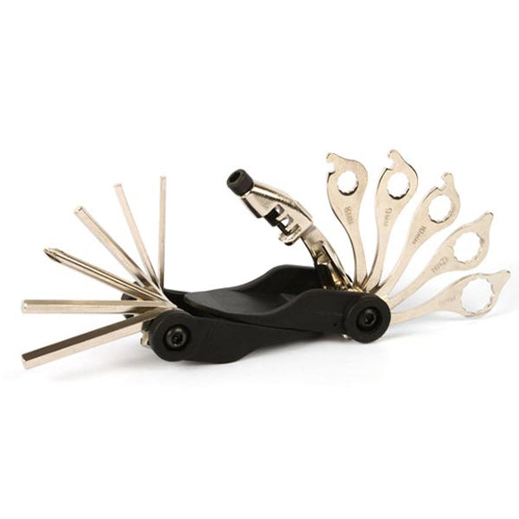 15in1 Bike Tool Kit Hex Spoke Wrench Screwdriver Chain Splitter Set