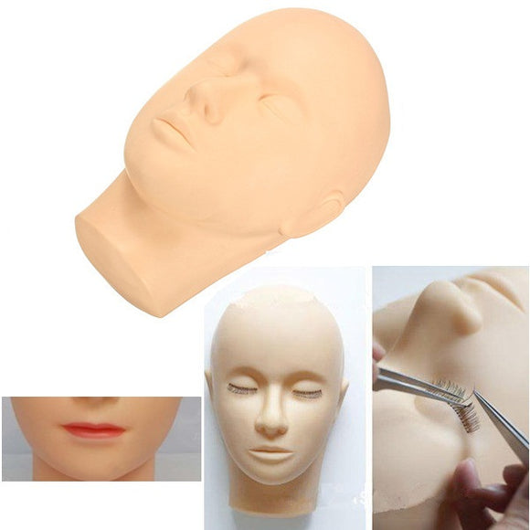 Face Eyelash Makeup Training Mannequin Head
