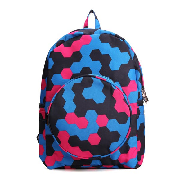 Unisex Backpack Boys/Girls Students Nylon Schoolbag Travel Bag