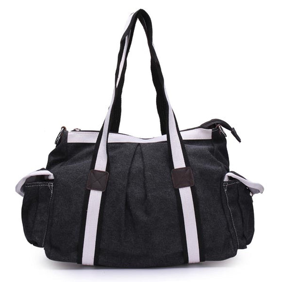 Fashion Unisex Casual Canvas Handbag Women/Men Shoulder Bag