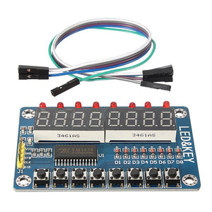 TM1638 Chip Key Display Module 8 Bits Digital LED Tube For AVR Arduino
