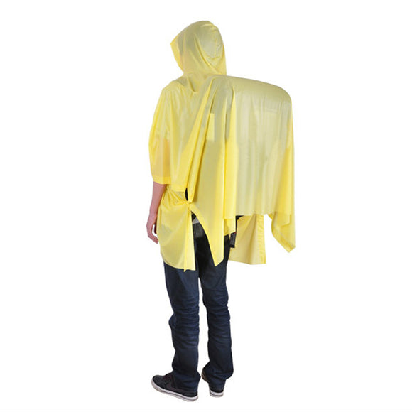 Portable Outdooors Rain Coat Hiking Backpack Camping Conjoined Poncho