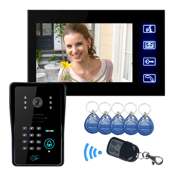 ENNIO SY806MJIDS11 Touch Key LCD Video Door Phone IR Camera & Code Keypad