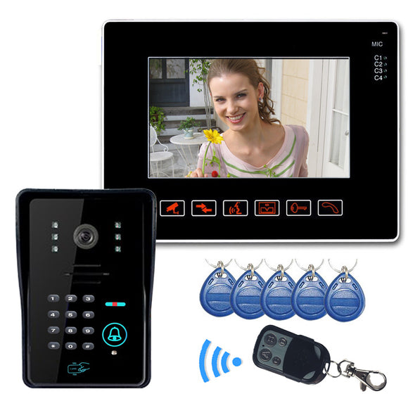 ENNIO SY901MJIDS11 9 inch Video Door Phone Compatible RFID Keyfbobs CCTV SY901MJIDS11