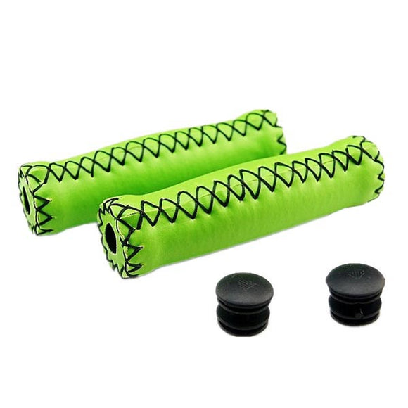 MTB Road Bicycle Synthetic Leather Handlebar Grips