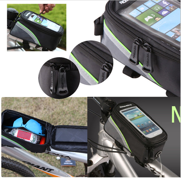 4.8 Inch Roswheel Bicycle Frame Bag Case For Mobile Phone GPS