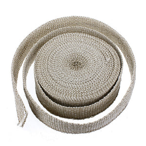 5cmx15m Exhaust Insulator Header Down Pipe Heat Wrap High Temp