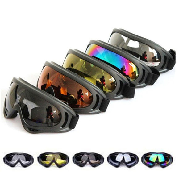X400 UV Tactical Bike Goggles Ski Skiing Skating Glasses Sunglasses