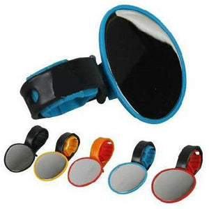 Bike Rear View Flexible Mirror Cycling  Handlebar Glass 5 color