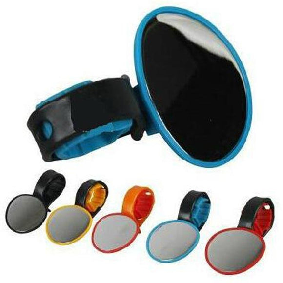 Bike Rear View Flexible Mirror Cycling  Handlebar Glass 5 color