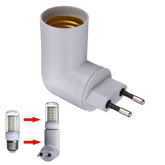 PBT PP To E27 Base LED Light Lamp Holder Bulb Adapter Converter Socket