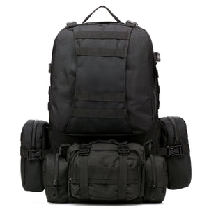 50L 600D Military Nylon Outdoor Sports Rucksack Backpack Camping Hiking Camouflage Shoulder Bag Pack