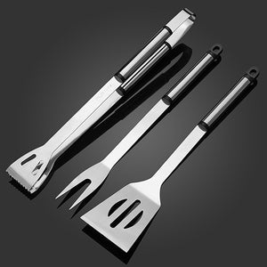 3PCS Stainless Steel BBQ Tools Camping Supplies Outdoor Tools
